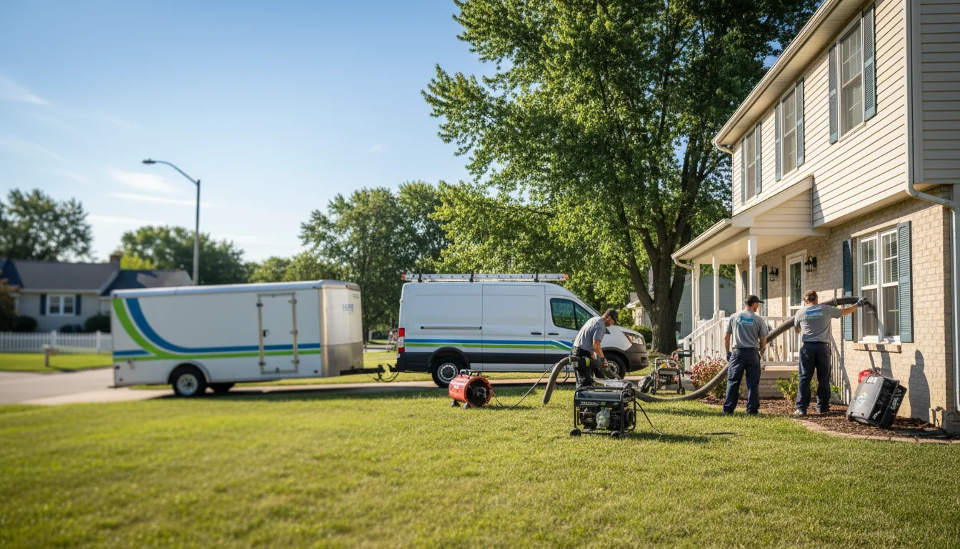 Flooded Basement Restoration And Cleanup With Repair in Rudd, IA near me